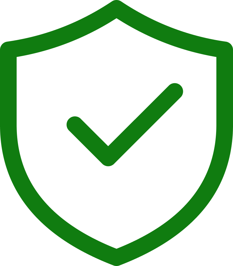 Enterprise data protection shield icon